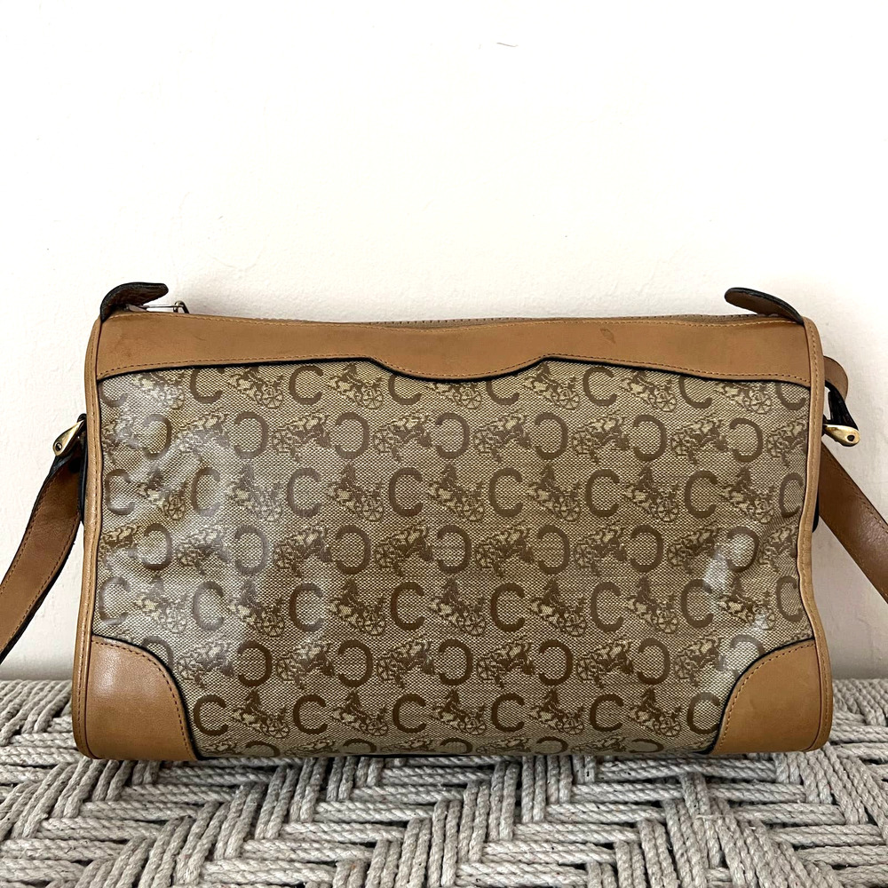 Celine Macadam Diffusion Tan Canvas And Leather C… - image 3